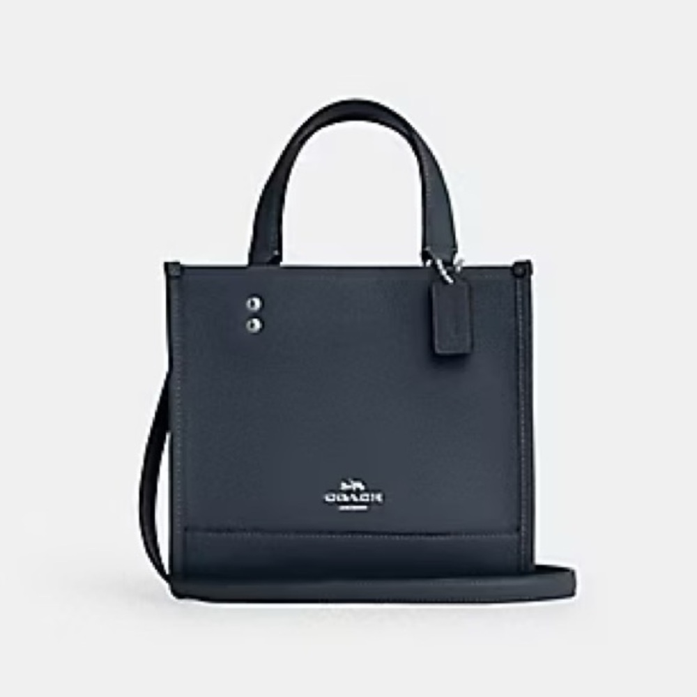 Coach Blue Dempsey mini tote in excellent condition like new! See details.